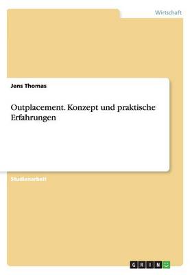 Book cover for Outplacement. Konzept und praktische Erfahrungen