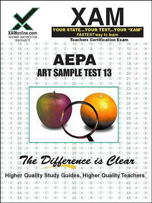 Book cover for Aepa 13 Art Sample Test Teacher Certification Exam