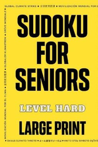 Cover of Sudoku for Seniors Large Print Level Hard