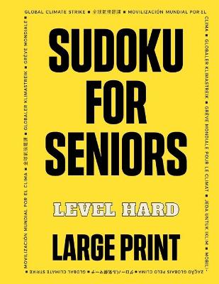 Book cover for Sudoku for Seniors Large Print Level Hard