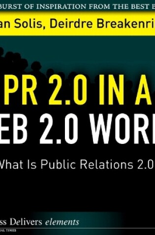 Cover of PR 2.0 in a Web 2.0 World