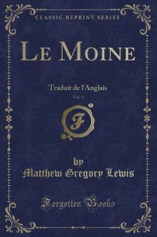 Cover of Le Moine, Vol. 3