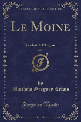 Book cover for Le Moine, Vol. 3