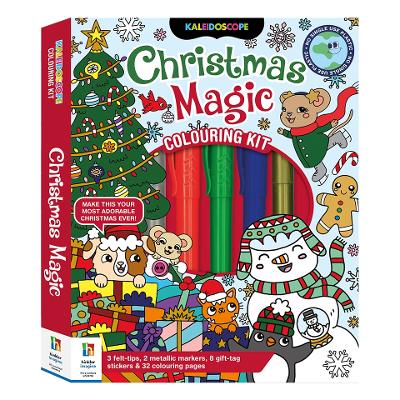 Cover of Kaleidoscope Colouring Kit Christmas Magic