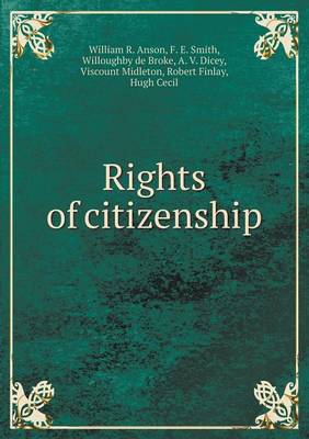 Book cover for Rights of citizenship