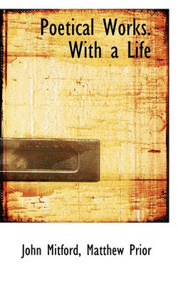 Book cover for Poetical Works. with a Life