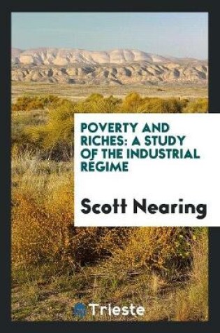 Cover of Poverty and Richesn