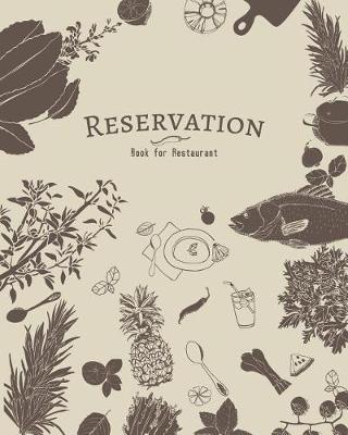 Book cover for Reservation Book for Restaurant