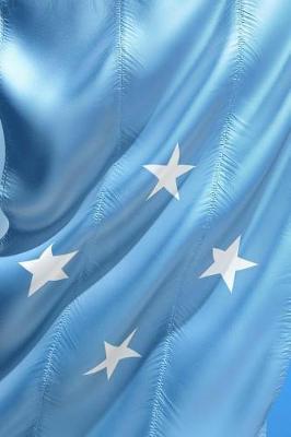 Book cover for Federated States of Micronesia Flag Blowing in the Wind Journal