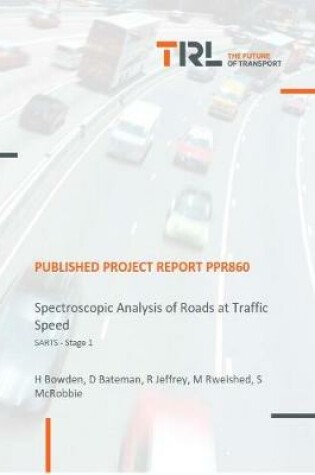 Cover of Spectroscopic Analysis of Roads at Traffic Speed