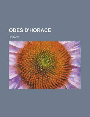 Book cover for Odes D'Horace