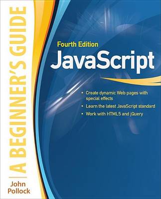 Book cover for JavaScript a Beginners Guide 4/E