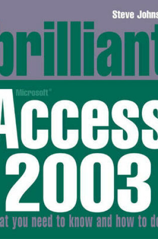 Cover of Brilliant Access 2003