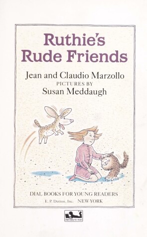 Book cover for Ruthie's Rude Friends