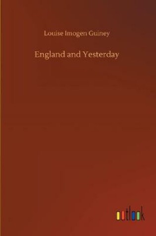 Cover of England and Yesterday