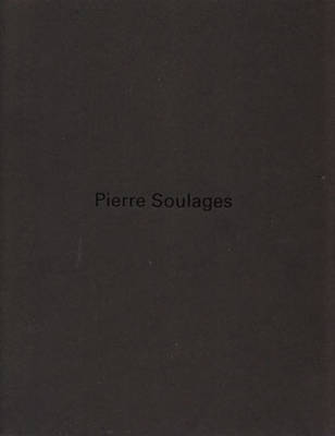 Book cover for Pierre Soulages New Paintings