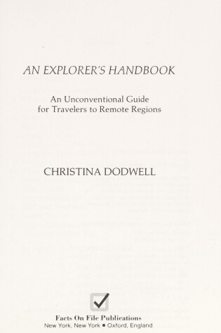 Cover of An Explorer's Handbook