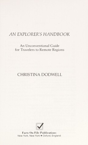 Book cover for An Explorer's Handbook