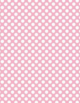 Book cover for Polka Dots - Pale Pink 101 - Lined Notebook With Margins 8.5x11