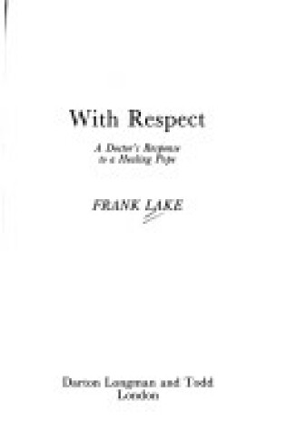 Cover of With Respect