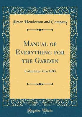 Book cover for Manual of Everything for the Garden