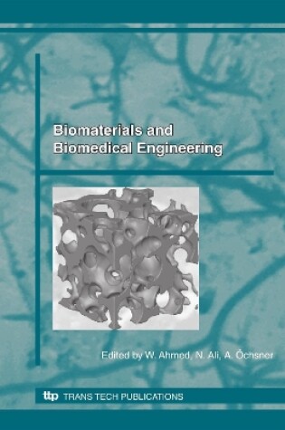 Cover of Biomaterials and Biomedical Engineering