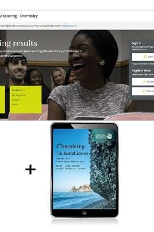 Cover of Mastering Chemistry with Pearson eText for Chemistry: The Central Science in SI Units, Expanded Edition, Global Edition