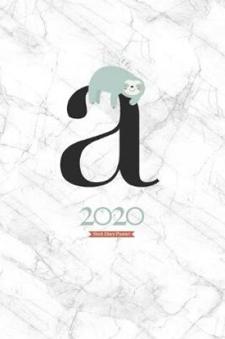 Cover of 2020 Sloth Diary Planner