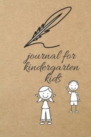 Cover of Journal for Kindergarten Kids