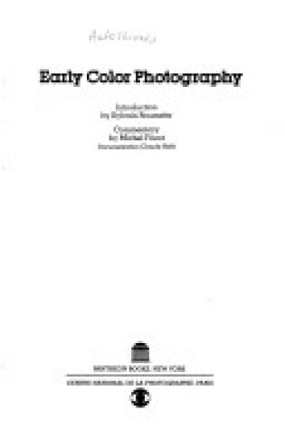 Cover of Early Color Photog