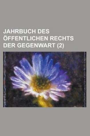 Cover of Jahrbuch Des Offentlichen Rechts Der Gegenwart (2)