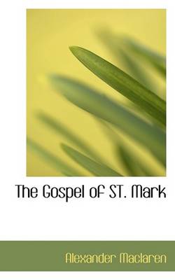 Book cover for The Gospel of St. Mark