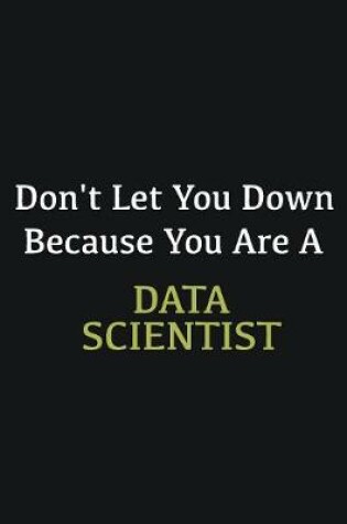 Cover of Don't let you down because you are a Data scientist