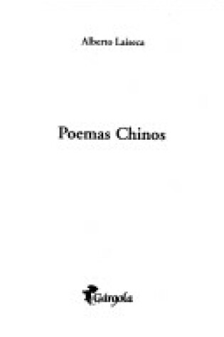 Cover of Poemas Chinos