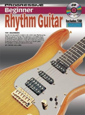 Book cover for Progressive Beginner Rhythm Guitar