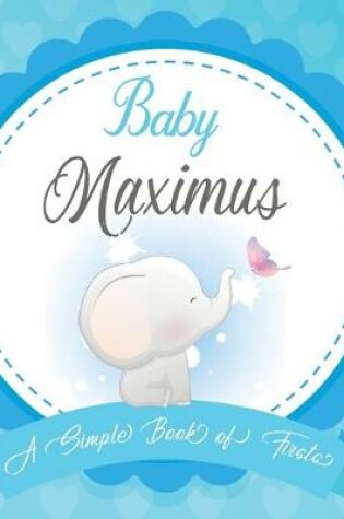 Cover of Baby Maximus A Simple Book of Firsts