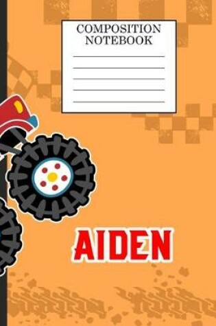 Cover of Composition Notebook Aiden