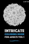 Book cover for Intricate Coloring Book For Adults Vol 1