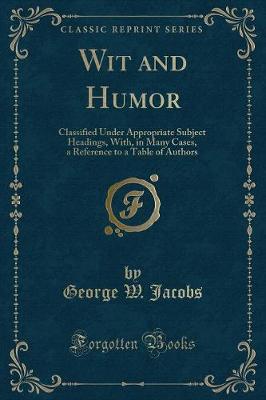 Book cover for Wit and Humor