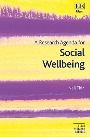 Cover of A Research Agenda for Social Wellbeing