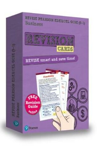 Cover of Revise Pearson Edexcel GCSE (9-1) Business Revision Cards