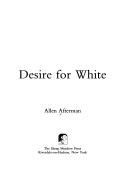 Book cover for Desire for White