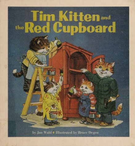 Book cover for Tim Kitten and the Red Cupboard