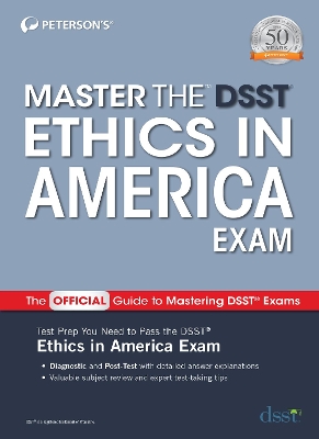 Book cover for Master the DSST Ethics in America Exam