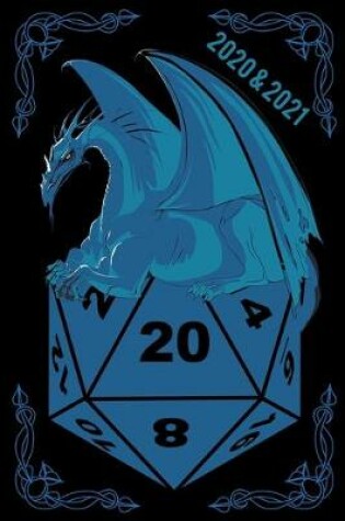 Cover of RPG D20 Dice Bordgame blue Dragon Calendar