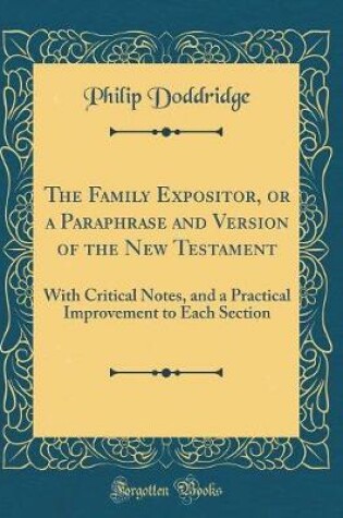 Cover of The Family Expositor, or a Paraphrase and Version of the New Testament