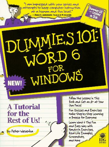 Book cover for Word 6 for Windows