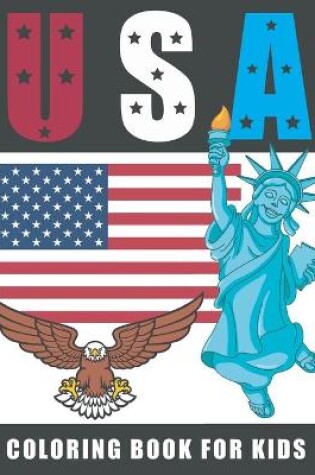 Cover of Usa coloring book for kids