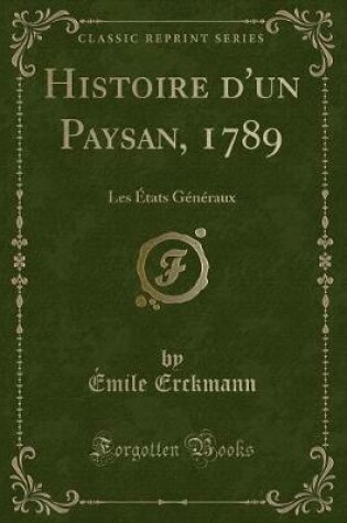 Cover of Histoire d'Un Paysan, 1789