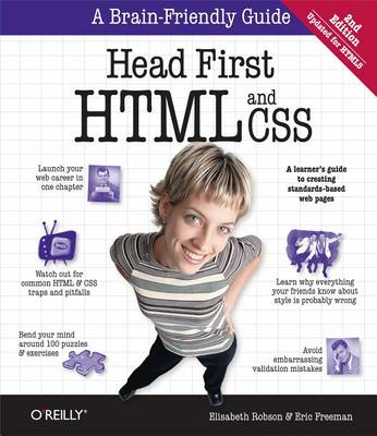 Cover of Head First HTML and CSS